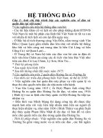 ĐỀ CƯƠNG ÔN TẬP HỆ THỐNG ĐẢO