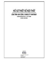 Hồ sơ thiết kế công trình nhà ở Sunrise City