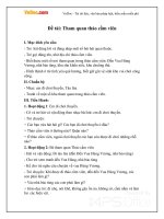 Giáo án mầm non đề tài: Tham quan thảo cầm viên