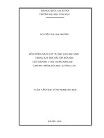 Bồi dưỡng năng lực tự học cho học sinh trong dạy học bài tập hóa học của chương 5   đại cương kim loại chương trình hóa học 12 nâng cao 