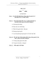 Tieu luan QLNN(Một số vấn đề QLNN về thuế trên địa bàn)