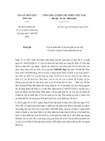 Công văn 80/TANDTC-PC Xử lý hành vi đánh bạc trái phép dưới 5.000.000 đồng 2016