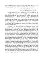 QUAN ĐIỂM CỦA ĐẢNG TA VỀ PHÁT TRIỂN VĂN HÓA, PHÁT HUY BẢN SẮC VĂN HÓA DÂN TỘC VÌ MỤC TIÊU PHÁT TRIỂN BỀN VỮNG