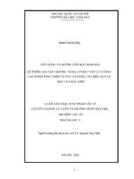 Xây dựng và hướng dẫn học sinh giải hệ thống bài tập chương sóng cơ học vật lí 12 nâng cao nhằm phát triển tư duy và nâng cao hiệu quả tự học của học sinh 