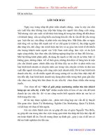 Một số giải pháp marketing nhằm thu hút khách hàng tại các siêu thị ở hà nội