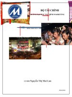 chiến lược marketing  mix mì NISSIN 365