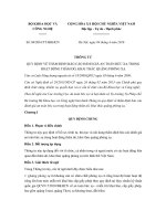 Thông tư 04/2016/TT-BKHCN Thẩm định báo cáo đánh giá an toàn bức xạ trong khai thác quặng phóng xạ