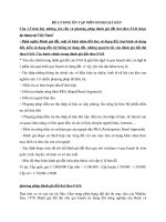 ĐỀ CƯƠNG ÔN TẬP MÔN ĐÁNH GIÁ ĐẤT