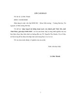 Quy hoạch hệ thống thoát nước cho thành phố Vĩnh Yên, tỉnh Vĩnh Phúc; giai đoạn 20202030