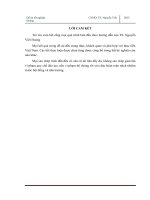 Thiết kế hệ thống xử lý nước thải cho kí túc xá Đại học Tài Nguyên và Môi Trường Hà Nội