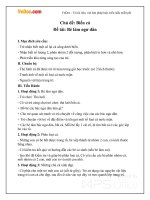 Giáo án mầm non đề tài: Bé làm ngư dân