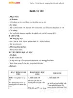 Giáo án Vật lý 6 bài 28: Sự sôi