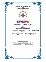 Đồ án lưới điện Phân Tích Nguồn Phụ Tải Cân Bằng Công Suất