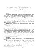 PHÂN TÍCH DAO ĐỘNG CỦA CẦU DẦM GIẢN ĐƠN DƯỚI TÁC DỤNG CỦA TẢI TRỌNG DI CHUYỂN BẰNG PHƯƠNG PHÁP NEWMARK