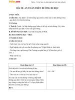 Giáo án Tự nhiên xã hội 1 bài 20: An toàn trên đường đi học