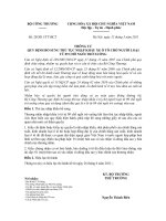 Thông tư 20/2011/TT-BCT về thủ tục nhập khẩu xe ô tô chở người loại 9 chỗ trở xuống