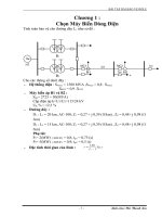 đồ án môn học rơ le Chọn Máy Biến Dòng Điện