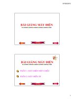 Bài giảng máy điện động cơ điện 1 chiều