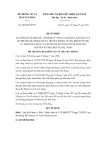 Quyết định 846/QĐ-BTTTT sửa đổi phê duyệt Đề án triển khai dịch vụ chuyển mạng thông tin di động