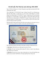 Chi tiết mẫu Thẻ Nhà báo mới, thời hạn 2016-2020