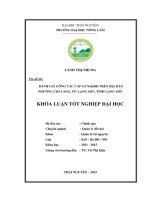 Đánh giá công tác cấp giấy chứng nhận quyền sử dụng đất trên địa bàn phường chi lăng   thành phố lạng sơn   tỉnh lạng sơn
