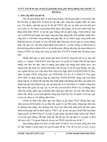 LUẬN VĂN VẤN ĐỀ TAI NẠN VÀ GIẢI PHÁP TRONG GIAO THÔNG ĐƯỜNG THỦY