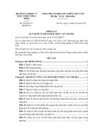 Thông tư 35/2015/TT-BNNPTNT quy định về kiểm dịch thực vật nội địa