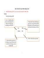 Đề cương quản lý chất lượng môi trường hoàn chỉnh