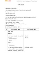 Giáo án Tự nhiên xã hội 1 bài 28: Con muỗi