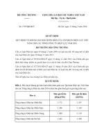 Quyết định 1797/QĐ-BCT khung giá bán buôn điện của Tập đoàn Điện lực Việt Nam cho Tổng công ty Điện lực