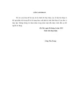 Đánh giá tác động đô thị hóa đến tình hình sử dụng đất giai đoạn 2008 2014 trên địa bàn xã Tam Hiệp, huyện Thanh Trì, thành phố Hà Nội