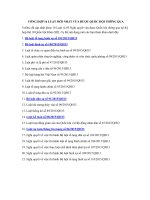 Tổng hợp 16 Luật mới nhất vừa được Quốc hội thông qua