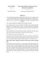 Thông tư 60/2016/TT-BTC sửa đổi mức thu lệ phí phân bổ và sử dụng kho số viễn thông