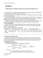 THIẾT KẾ PHẦN ĐIỆN trong nhà máy điện TÍNH TOÁN CÂN BẰNG CÔNG SUẤT