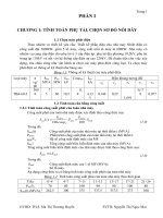 ĐỒ ÁN TỐT NGHIỆP NHÀ MÁU ĐIỆN TÍNH TOÁN PHỤ TẢI, CHỌN SƠ ĐỒ NỐI DÂY