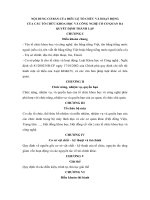 Điều lệ hoạt động của tổ chức Khoa học và Công Nghệ