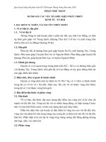 Báo cáo Quy hoạch tổng thể phát triển KTXH huyện Thông Nông đến năm 2020