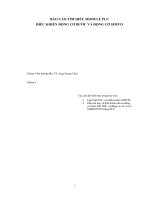 Báo cáo tìm hiểu module plc điều khiển động cơ bước và động cơ servo