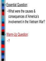The vietnam war an overview