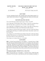 Quyết định 2202/QĐ-BCT về thử nghiệm hàm lượng formaldehyt và amin thơm từ thuốc nhuộm azo trong dệt may