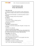 Giáo án mầm non đề tài: Nhớ ơn Bác Hồ