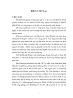 Đánh giá hiện trạng sử dụng đất nông nghiệp năm 2007 và đề xuất hướng sử dụng giai đoạn 2008 – 2013 trên địa bàn huyện Đan Phượng – Tỉnh Hà Tây