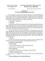 Kế hoạch tổ chức dạ hội điện ảnh 