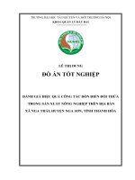 MẪU BÌA QUẢN LÝ ĐẤT ĐAI TRƯỜNG ĐẠI HỌC TÀI NGUYÊN VÀ MÔI TRƯỜNG HÀ NỘI