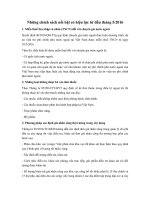 Những chính sách nổi bật có hiệu lực từ đầu tháng 5/2016