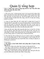 Đề cương quản lý tổng hợp đới bờ Việt Nam