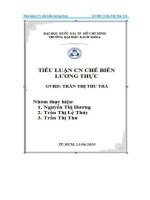 Quy Trình Sản Xuất Bún Khô