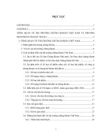 Luận văn: Ứng dụng phân tích kỹ thuật trong phân tích thông tin trên thị trường chứng khoán Việt Nam