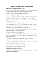 Chính sách nổi bật có hiệu lực từ cuối tháng 3/2016