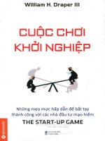Cuộc chơi khởi nghiệp   William H. Draper III